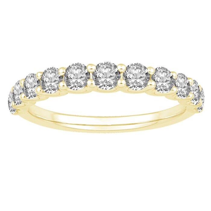 1.00 Ct. T.w. Diamond Prong Anniversary Band - Ovani® In 18Kt Yellow Gold
