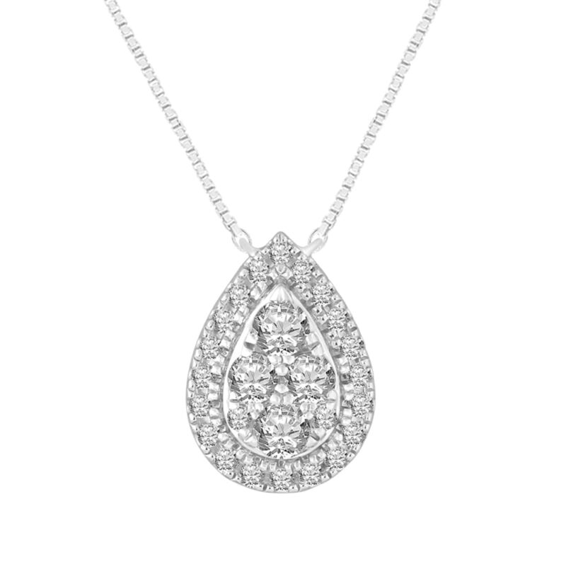 0.39 Ct. T.w. Diamond Pendant - Ovani® In 18Kt Gold