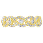 0.5 Ct. T.w. Diamond Infinity Band - Ovani® In 22Kt Yellow Gold