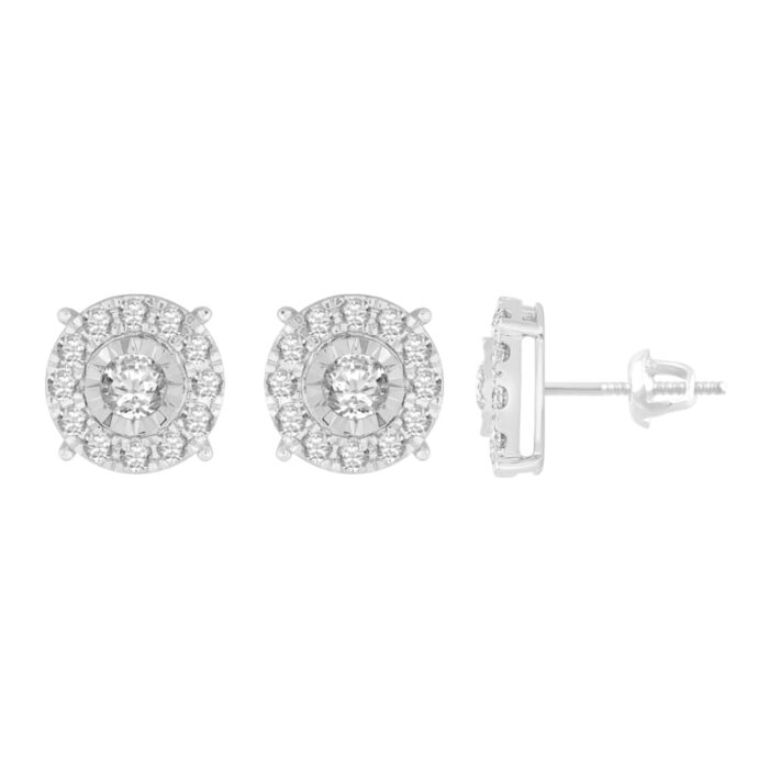 1.25 Ct. T.w. Diamond Earrings - Ovani® In 18Kt Gold