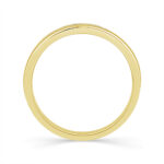 1/4 Ct. T.w. Diamond 10-stone Princess Cut Channel Men Wedding Band - Ovani® In 18Kt Yellow Gold