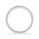 1/2 Ct. T.w. Diamond 10-stone Princess Cut Channel Men Wedding Band - Ovani® In 18Kt White Gold