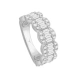 1.67 Ct. T.w. Diamond Baguette Women Wedding Band - Ovani® In 18Kt Gold