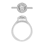 Bella By Ovani Lab-grown Diamonds Clover Necklace 0.75 Ct. T.w. In 14k Yellow Gold