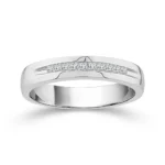 0.25 CT. T.W. "OVANI-COLLECTION" PC CHANNEL BAND In 18KT Gold
