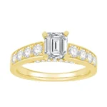3/4 Ct. T.w. Cubic Zirconia Center Semi-mount Ring - Ovani In 18Kt Yellow Gold