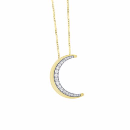 Bella By Ovani® Lab-grown Diamonds Moon Pendant 0.50 Ct. T.w.