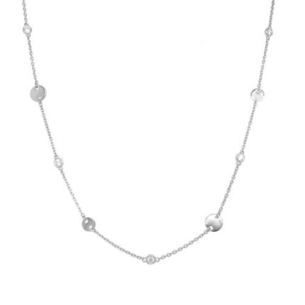 Bella By Ovani® Alluring Diamond Cable Link Chain Mariner Necklace