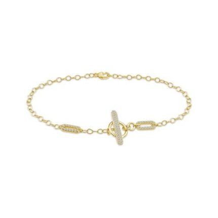 Bella By Ovani® Lab-grown Diamonds Link T-bar Bracelet 0.35 Ct. T.w.