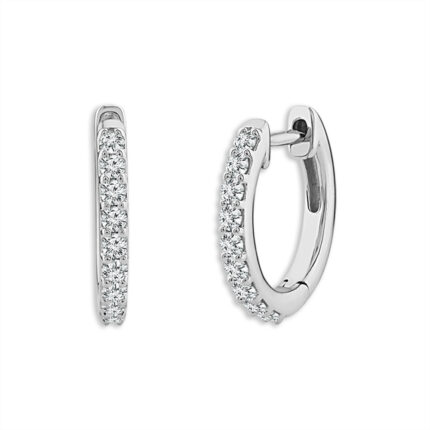Bella By Ovani® Lab-grown Diamonds Huggie Hoops 0.35 Ct. T.w.
